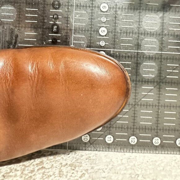 Thursday Everyday Men Size 8 Brown Leather Plain Toe Ankle Combat Boot - Picture 12 of 12